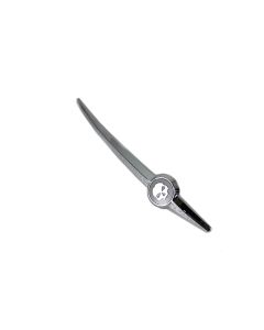 V-Twin 50-1235 Chrome Front Fender Trim Spear with Skull Universal Harley Custom
