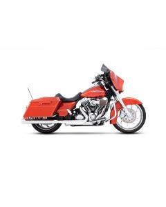Rinehart Chrome with ChromeTips 3.5" Slip-On Mufflers for '95-'09 Harley Touring | 500-0100C