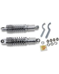 Drag Premium Chrome 11" Adjustable Rear Spring Standard Shocks XL FXR 86-03