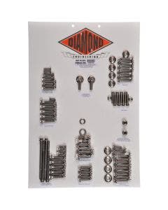 Diamond Engineering PB670S Stainless 12 Point Engine Bolt Kit Harley FLH/T M8