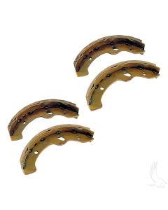 RHOX BRK-015 Brake Shoes Pads (Set of 4) for EZGO RXV & Yamaha G2-G22