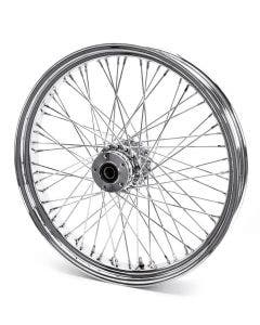 Mid USA V-Factor 51687 Chrome 60 Spoke Wheel Billet Hub 23" x 3" 00-07 Touring