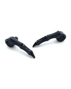 Kuryakyn 5191 Black Zombie Saddlebag One Touch Lid Lifters Levers Touring