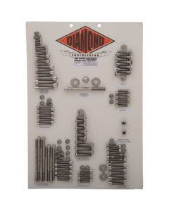 Diamond Engineering DE6079HP Stainless Steel Engine Bolt Kit Harley Softail M8