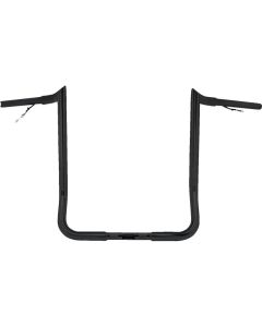 Bagger Nation 1-1/4" Black 14" Pre-Wired Monkey Bagger Handlebars for Harley