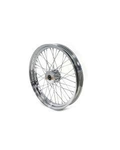 V-Twin 52-0231 Chrome Billet Spool Wheel 40 Spoke 23 x 3 3/4 axle