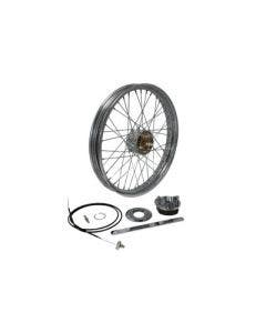 Chrome 21 x 2.15 Mini Drum 40 Spoke Front Rim Wheel Harley Chopper Bobber Rigid