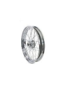 V-Twin 52-1212 Chrome 23" Front Spoke Wheel 3/4" Bearings Harley XL FXD 04-05