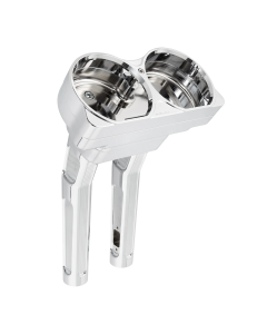 Arlen Ness 520-033 Chrome Kickback Method Handlebar Riser 10" Harley Road Glide 15-Up