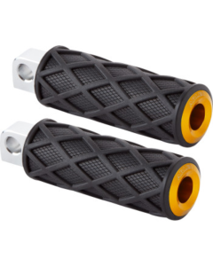 Arlen Ness Gold Diamond Standard Male Mount Footpegs 4 Harley 