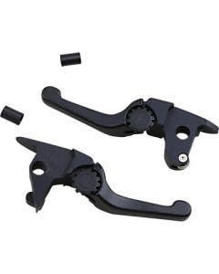 PSR 12-01664-22 Black Anthem Shorty Lever Set Pair Harley FLSS FLSTFBS 2016