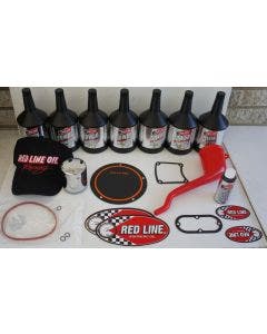 84-17 Harley EVO & Big Twin Red Line Oil PowerPack Kit 20W50 w/ Gaskets & Filter