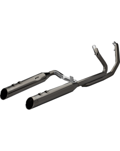 Khrome Werks Eclipse Dominator Header Exhaust 4.5&quot; Muffler Edge Tip M8 Harley