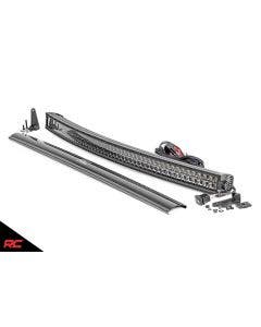Rough Country Black Series 50" Curved Cree LED Light Bar + DRL w/ Wiring Harness