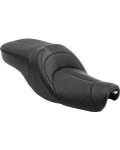 Danny Gray Lowist 2-Up Seat Leather Smooth Stitch Harley Sportster 04-18