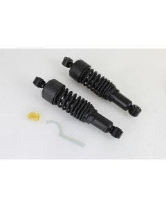 V-Twin 54-0063 Black Dura AEE 11" Adjustable Rear Shocks 85-Up Harley Touring