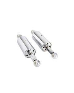 AEE Chrome Adjustable Lowering Shocks Evo 89-99 Harley Softail OE Repl 54508-89A