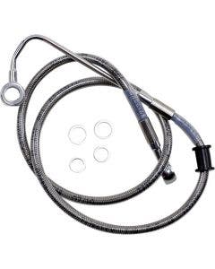 Drag Specialties Stainless 35-3/4" Brake Line Kit Harley Softail FLSTC 15-17