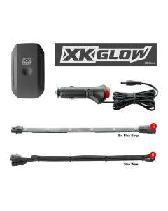 XK Glow 6pc 10" Car Interior LED Accent Light Mini Kit Smartphone App Control