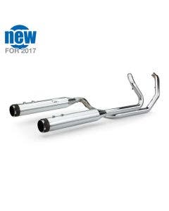 S&S El Dorado Chrome MK45 50 State Legal Exhaust Thruster Mufflers Harley Touring 09-16
