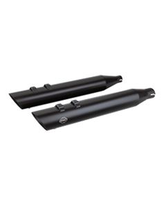 S&S Cycle Black 4" Slash Cut Slip Mufflers 50 State Legal Harley Touring 17-19
