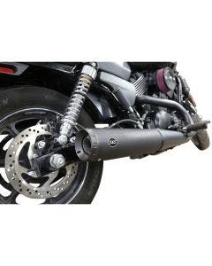 S&S Cycle Black Ceramic 4" Grand Nation Slip On Muffler Harley XG500/750 Street
