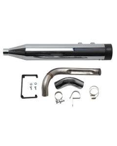 S&S 550-0829 Shadow Ghost Pipe for Sidewinder 2-1 Chrome 09-19 Harley FL Touring