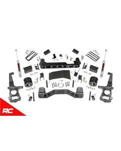 Rough Country 55530  4" Lift Kit w/ N3 Shocks 2015-2019 Ford F150 4WD Suspension