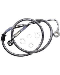 Drag Specialties Stainless 30-3/4" Brake Line Kit Harley Softail FLST FXSB 15-17