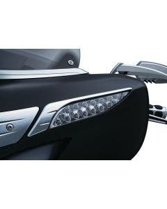 Kuryakyn Chrome Fairing Turn Signal Trim for Indian Chieftain/Roadmaster '14-'17