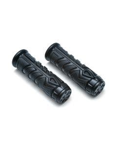 Kuryakyn Black Spear Grips for 7/8" Handlebars Universal Indian Honda Yamaha