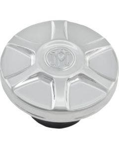PM Custom Gas Fuel Caps Array Chrome for Harley L96-23 Big Twin, L96-22 XL