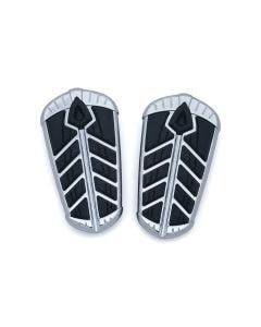Kuryakyn Chrome Spear Rear Passenger Floorboard Inserts for Indian '15-'17
