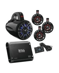 Boss Audio Systems Universal Bluetooth Remote Controlled RGB Audio Kit UNI4RGB