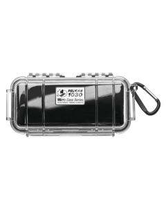 Pelican 1030 Black & Clear Micro Case Portable Electronics Cameras Cell Phones