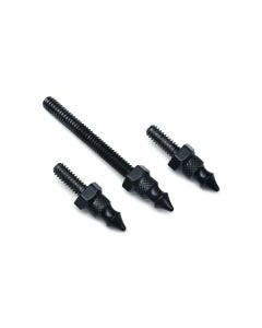 Kuryakyn Gloss Black 5714 Windshield Mounting Spikes for Harley FLHT/FLHX 14-20