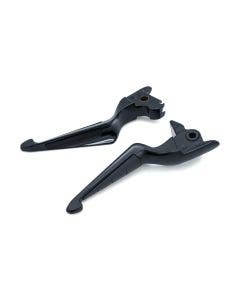 Kuryakyn Gloss Black 5733 ISO-Levers Hand Harley Touring Hydraulic 14-16 FLH/T