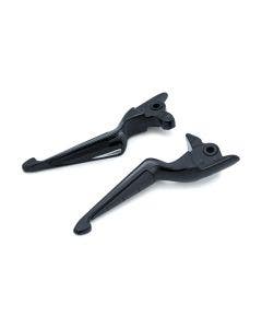 Kuryakyn Gloss Black 5735 ISO-Levers Hand Harley Touring Hydraulic 17-20 FLH/T
