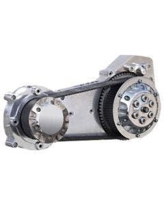 Polished Aluminum Ultima 2" Open Belt Primary Drive Old School Belt Drive Harley 90-06