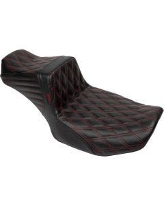 Le Pera Tailwhip Daddy Long Legs 2 Up Seat Red Double Diamond Stitch FL '23 '24