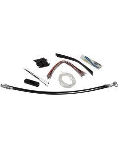 FBI EZ Install 14" Black Handlebar Install Kit 4 Harley 08-13 Touring Cable