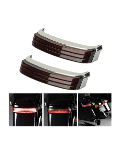 HOGWORKZ® Trilogy™ LED Saddlebag Lid Lights for Harley® Touring '14-'24