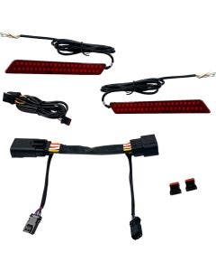 Custom Dynamics Dual Color LED Saddlebag Latch Lightz 4 Harley 23-24 FLH