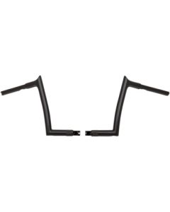 FBI Fat Baggers Black 10" EZ Install Pointed Handlebars Harley FLTR 15-20