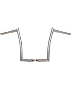 FBI Fat Baggers Chrome 14" EZ Install Pointed Handlebars Harley FLTR 15-20