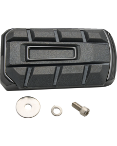 Ciro Chicane Black Brake Pedal Pad 4 Harley 99-24 Softail & Touring Models