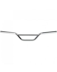 Biltwell 6016-1056 1" Moto Slotted Chrome Handlebar Harley Metric