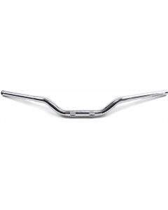 Wild 1 One Chrome Chubby Savage 1 1/4"  Bar 2.5" Rise Ape Hanger Handlebars Harley