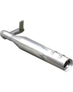 Khrome Werks Sidekick Chrome Ghost Pipe for 2-1 KW pipe Harley Touring 2009-2024 FLH