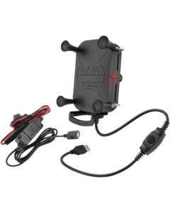 Ram Mounts Tough-Charge Waterproof Wireless Charging Holder w/ Hardwire Charger